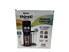 Ninja Thirsti Drink System WC1002 Makes Sparkling & Still Flavored Water USED -A