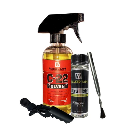 C22 Citrus Solvent Wig Glue Remover 12oz, 1.4oz Ultra Hold Hair System