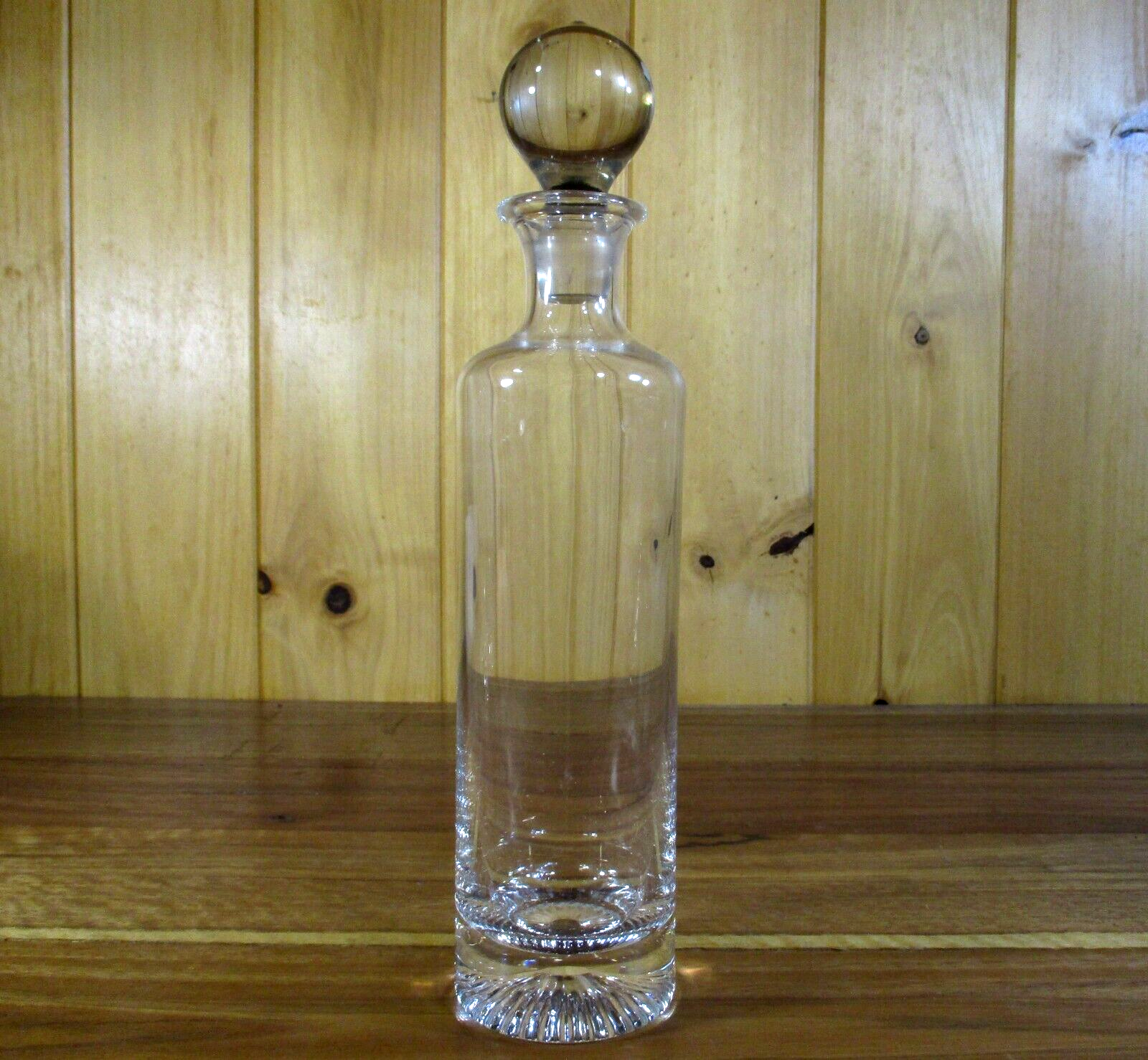 Vintage Tall Glass Whisky Wine Spirit Decanter with Stopper-image