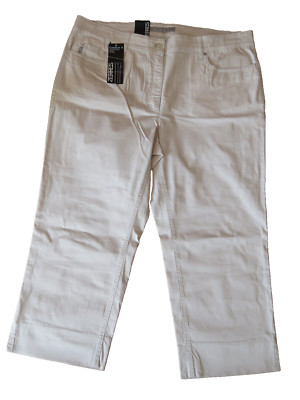 ZERRES - Capri Pants - Model 'CORA' - Gray - Size 46 - New With Tag