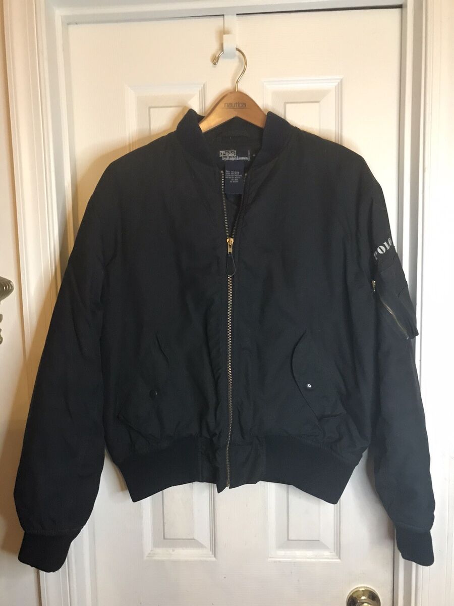 Authentic Vintage 90s Polo Ralph Lauren Bomber Full Zip Authentic Vintage 90s Polo Ralph Lauren Bomber Full Zip