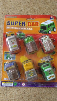 6 x Modelle  Autos SUPER CAR THE CHILD'S GOOD WILL ab 3 Jahre