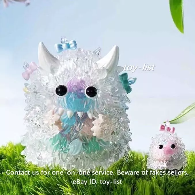 POP MART x INSTINCTOY Monster Fluffy Joyful Life Flowy Original Figure Art Toy