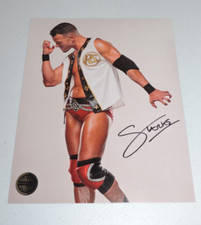 Pro Wrestling Crate RICKY STARKS SAINTS AUTO Signed 8x10 Photo PWC AEW WWE NXT