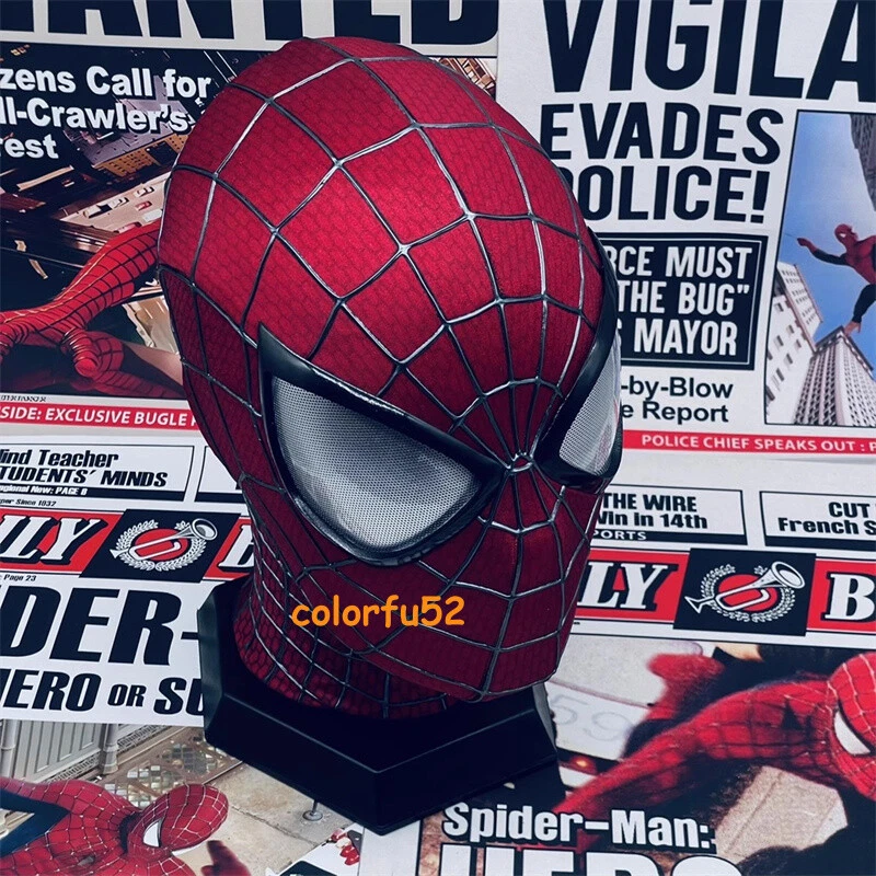 The Amazing Spider-man 2 Peter Parker Cosplay Mask Halloween 3D Print Headgear - Image 4 of 4