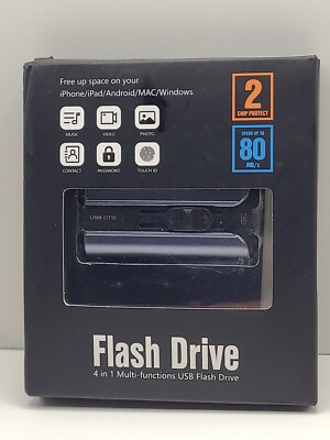 Tryvat Flash Drive 256GB for iPhone USB Memory Stick Thumb Drives High Speed