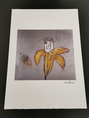 JEAN MICHEL BASQUIAT Original Numbered Litho Poster 19,5x27,5 POP ART ESTATE
