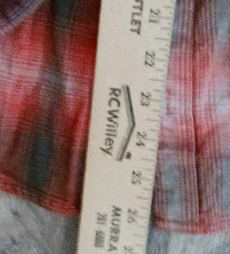 Fox Racing Flannel Shirt Mens Size Small Orange Plaid Long Sleeve Button Up - Picture 5 of 5