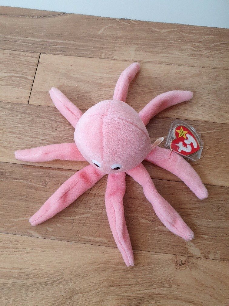 TY Beanie Babies, 1993, Inky,Birthday 29/11/1994, Unused, Unboxed