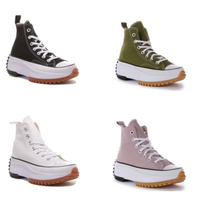 CONVERSE 166800C Run Star Hike Unisex Trainer IN Weiß Größe UK 4- 13