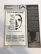 TELL ME THAT YOU LOVE ME JUNIE MOON pressbook '70 Liza Minnelli