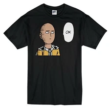 Saitama One Punch Man Anime Manga Hero OK T-Shirt