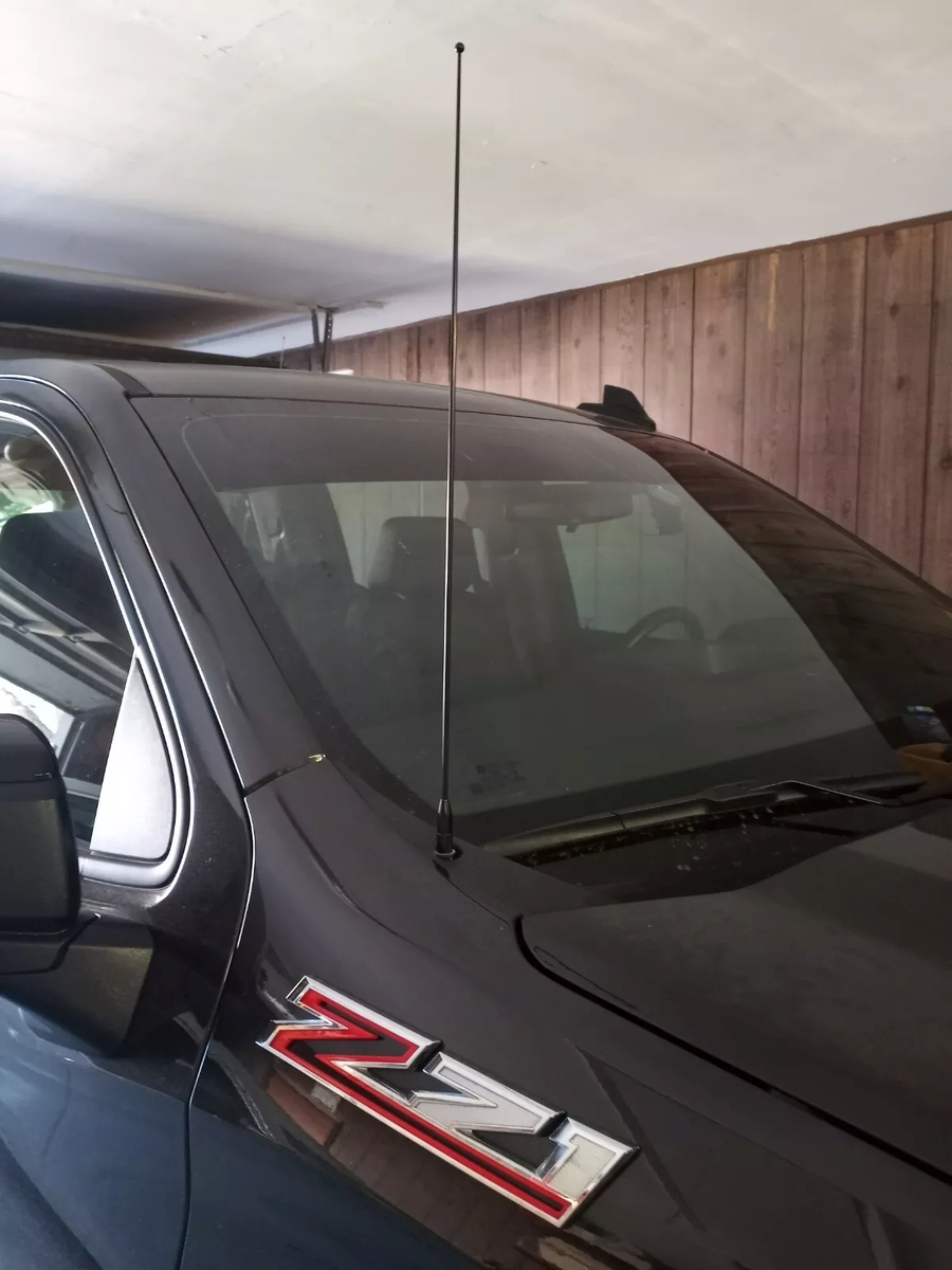 9" Stainless Steel Antenna Mast Power Radio AMFM For CHEVY - Foto 5