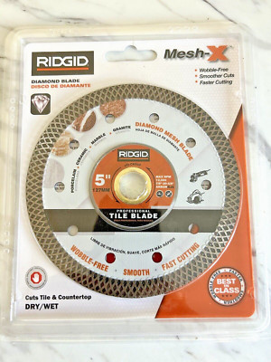 New Rigid  5''  Professional Tile Blade Dry/Wet Diamond Blade  HD-CM50P (Mesh-X)