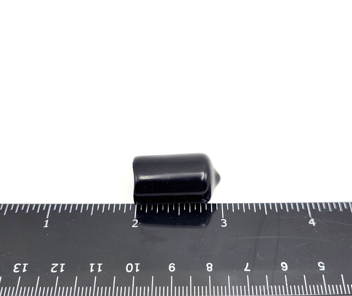 Cionyce 30 Pack Black Round Vinyl End Caps Plug Insert - 5/8 Inch