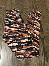 WOMENS Lululemon Align High-Rise Tights 25", Tiger Tide Smoky Red Multi, size 0