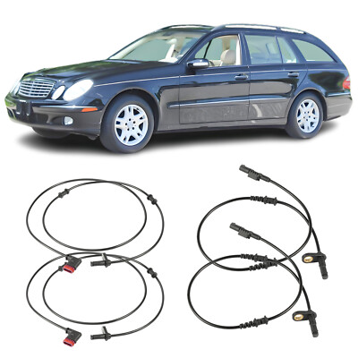 4x ABS Sensor Raddrehzahl VA+HA für Mercedes-Benz E-Class T-Model S211