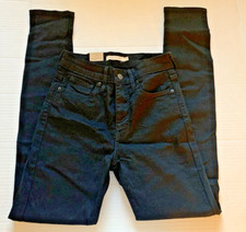 Levis 721 High Rise Skinny Jeans Size 2 Black NEW With Tags W26 L30 Womens
