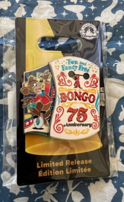 New Bongo Hinged Pin  Fun and Fancy Free 75th Anniversary   Limited Release