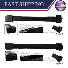 90 Degree GPU Power Extension Cable ATX 3.0 PCIE 5.0 16pin For RTX 4090 4080