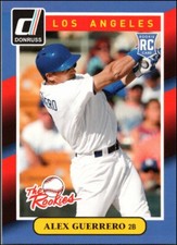 2014 Donruss The Rookies #19 Alex Guerrero RC Dodgers Baseball Card