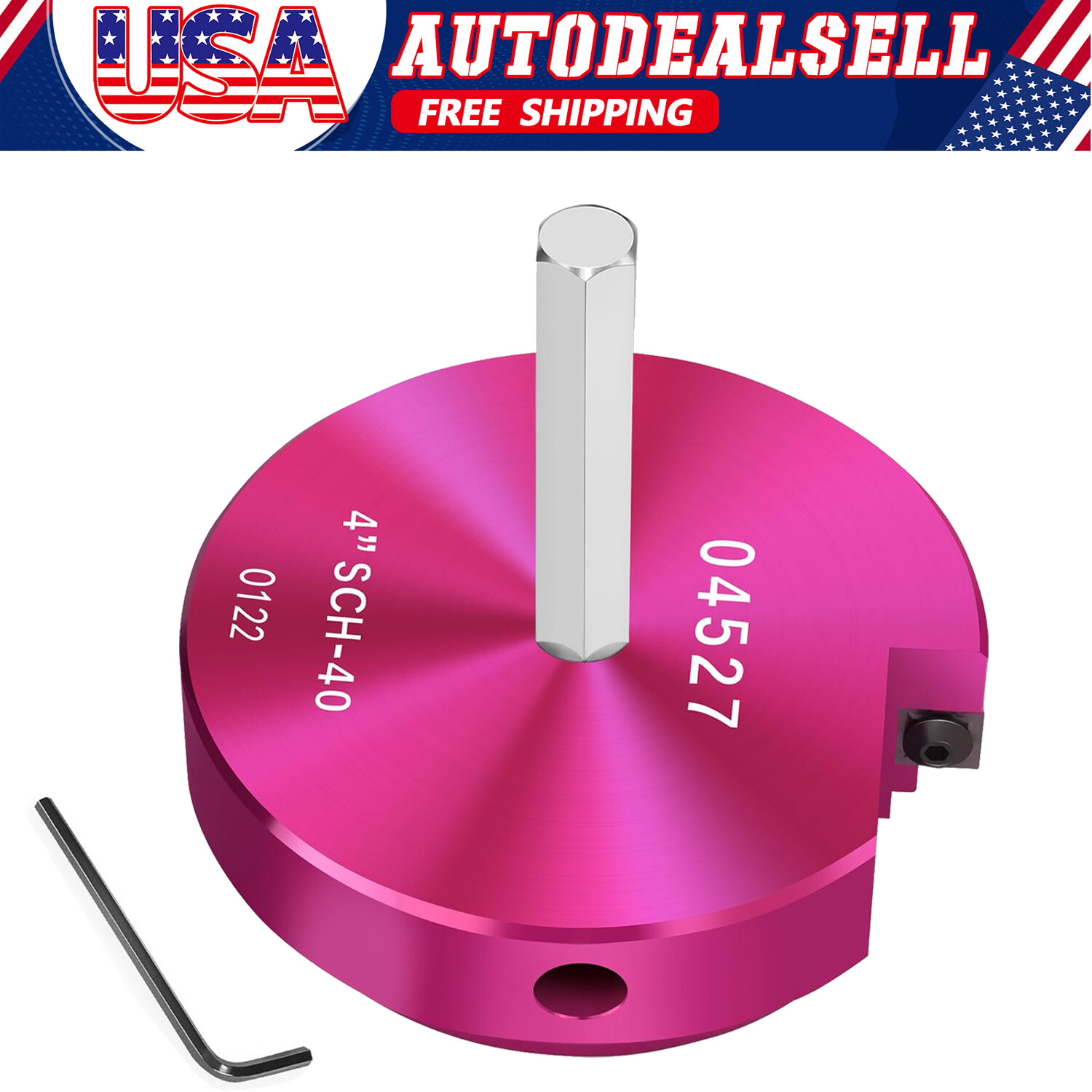 PVC Pipe Reamer 4 Inch Head Aluminum PPR400 Fit into Standard 1/2-Inch Drills