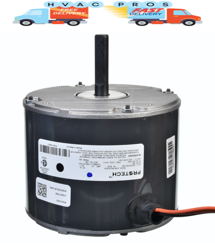 りょう Rheem 51-101774-52 PD512807 Condenser Motor - 1/6 hp 208-230