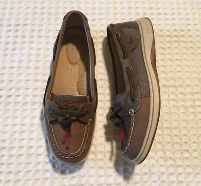 Sperry Dunefish Linen Men\'s Brown Leather Boat Shoes Size 9 Amazon.com | Sperry Original Boat Shoe Brown - Brown - 12  main image 3