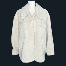 Something Navy Faux Shearling Women’s Jacket Size Xl