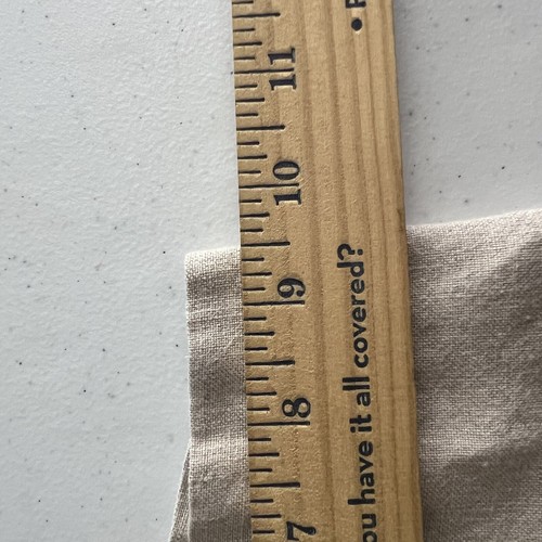 LL Bean Pants Womens 16 Tall Beige 100% Linen Elastic Waist Straight Leg Chino - Picture 6 of 7