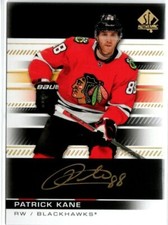 2019-20 SP AUTHENTIC PATRICK KANE LIMITED AUTO BLACK GOLD UPPER DECK RARE