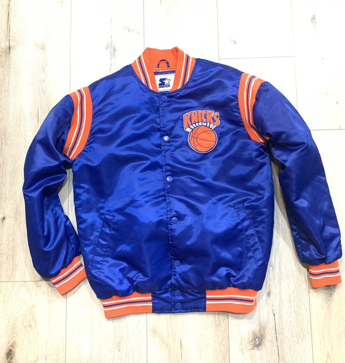 80's USA製 New York NICKS Starter NBA L Vintage 80's New York Knicks Starter Satin Jacket Large - Etsy