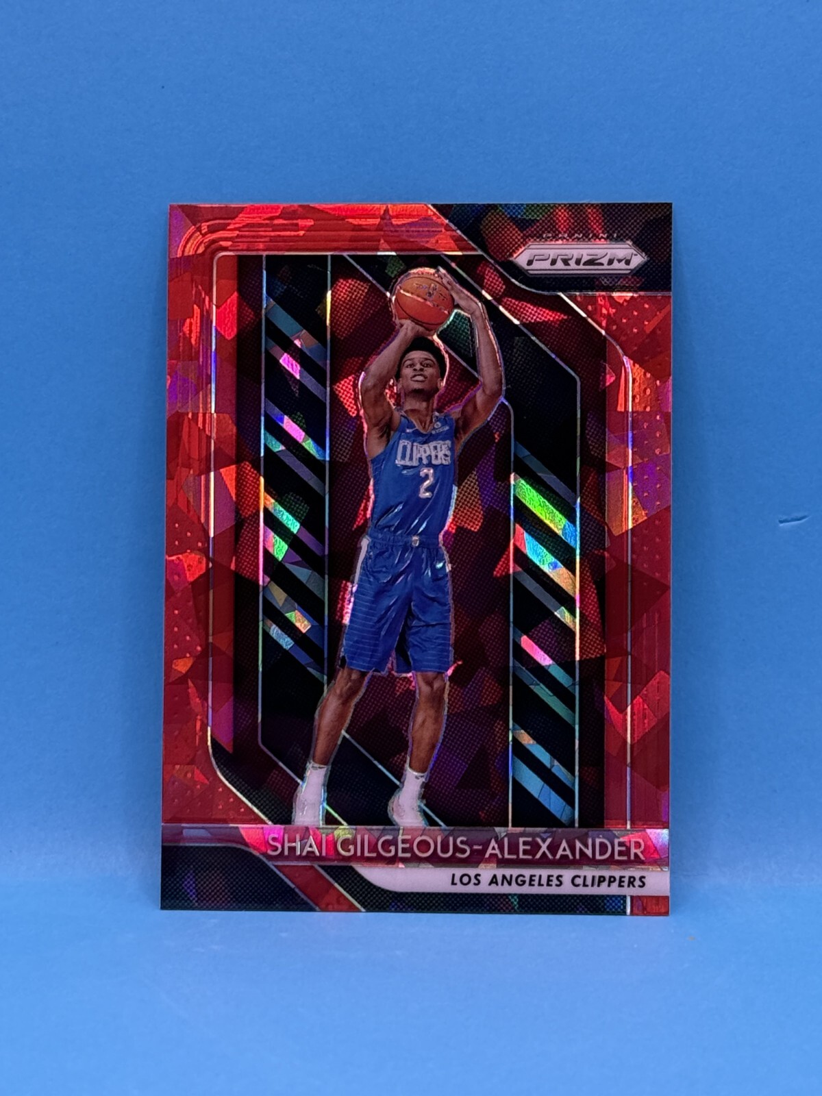 2018-2019 Shai Gilgeous-Alexander Panini Prizm Red Cracked Ice