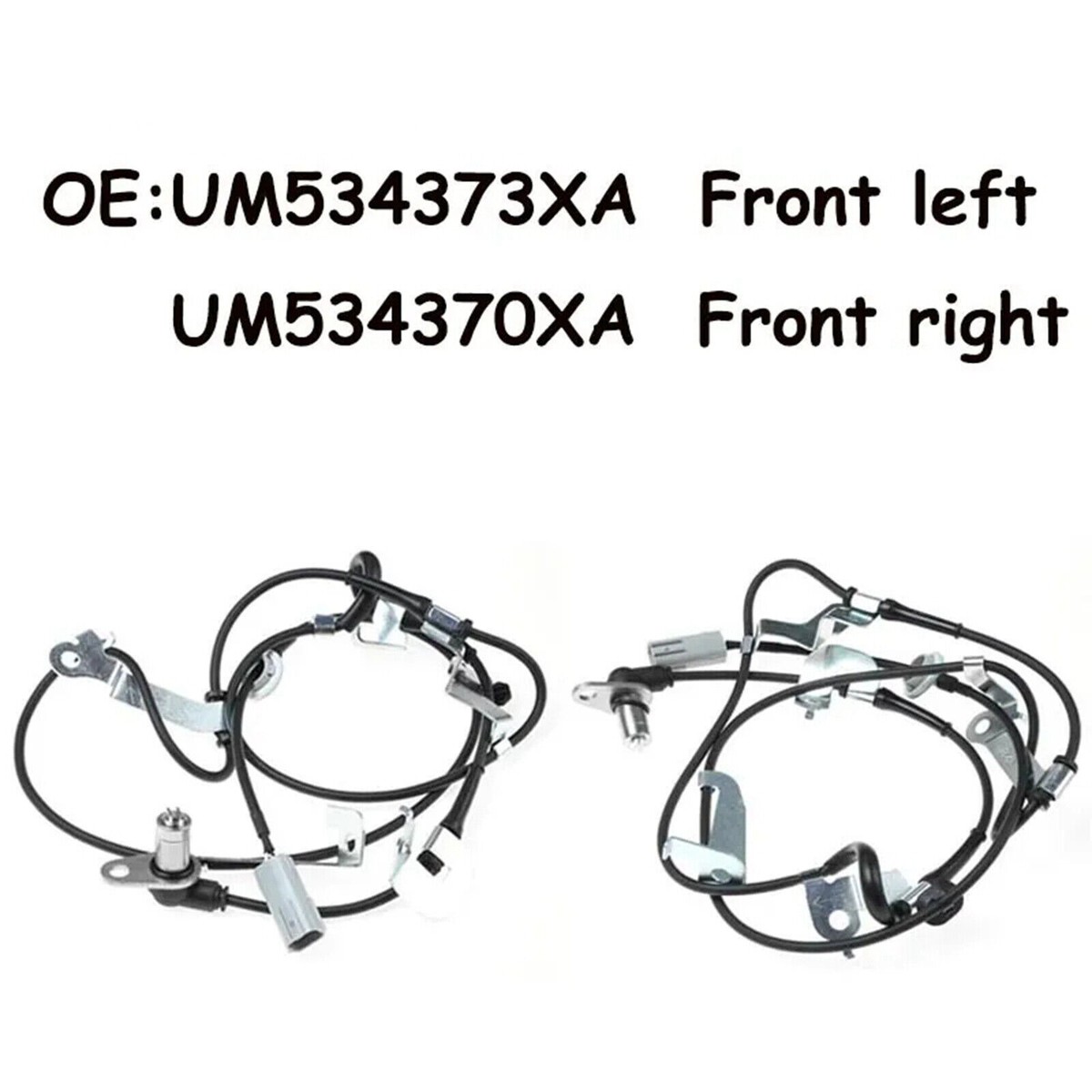 2PCS Front ABS Sensor Set UM534373XA UM534370X For Ford Ranger
