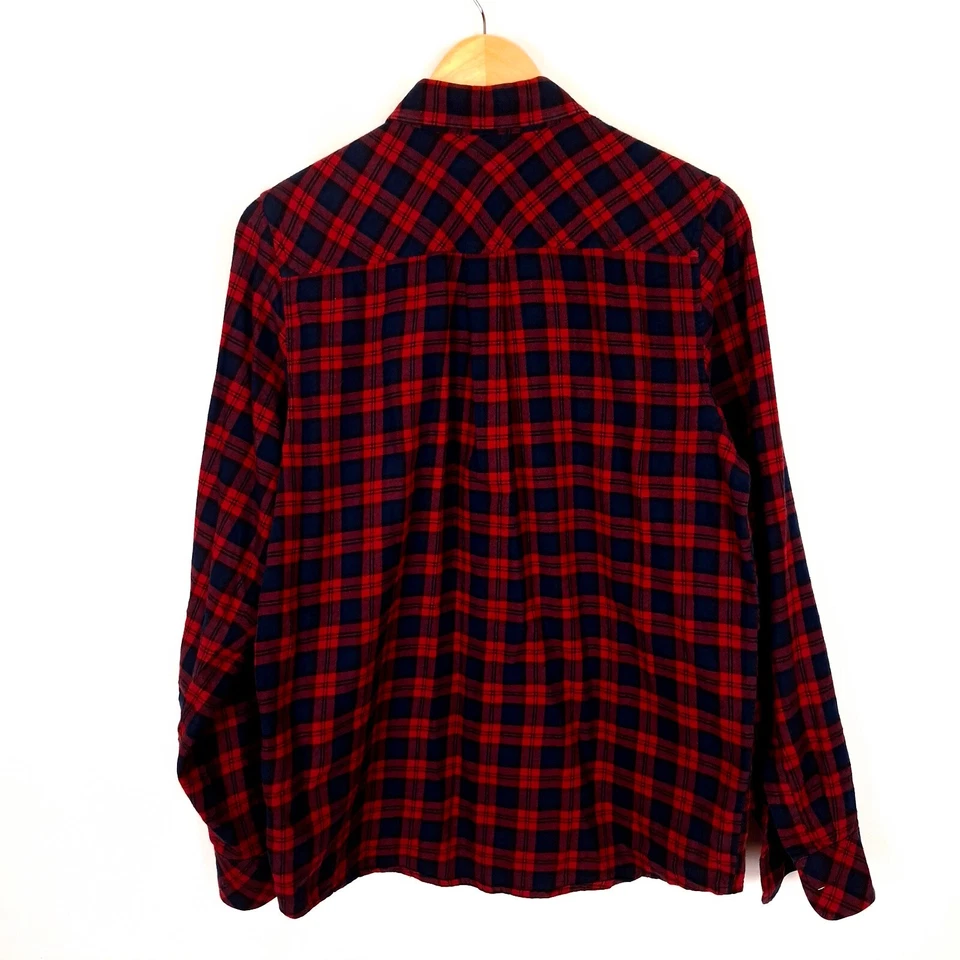 CARHARTT SHAWN Hombres Camisa de Franela Talla S Ajuste Regular Cuadros Rojo ... - Imagen 2 de 4