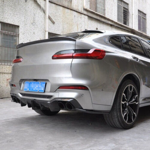 Carbon Fiber Rear Bumper Lip Diffuser With LED Light For BMW F98 X4M 2019-2022 - Picture 8 of 10