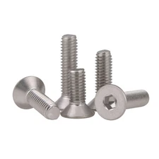 M3 M4 M5 Stainless Steel Socket Hex Countersunk Flat Head Machine Screws DIN7991