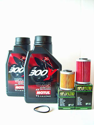Motul 300V 15W50 Öl + Ölfilter KTM  520  525  540  560   625SXC