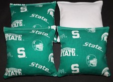 Michigan State University Cornhole Bean Bags 4 ACA Regulation Spartans Bags