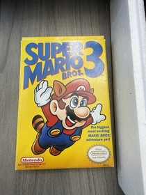 Nintendo NES Console Challenge Set in Box W/ Super Mario Bros 3 - TESTED & WORKS