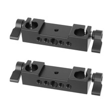 2x CAMVATE 15mm Rod Clamp Railblock for 15mm Rail Rig Rod Support System