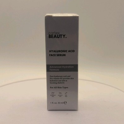 Cortex Beauty Hyaluronic Acid Face Serum Hydrating Niacinamide 1 fl oz