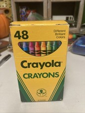 Box of 48 Crayola Crayons New 1988