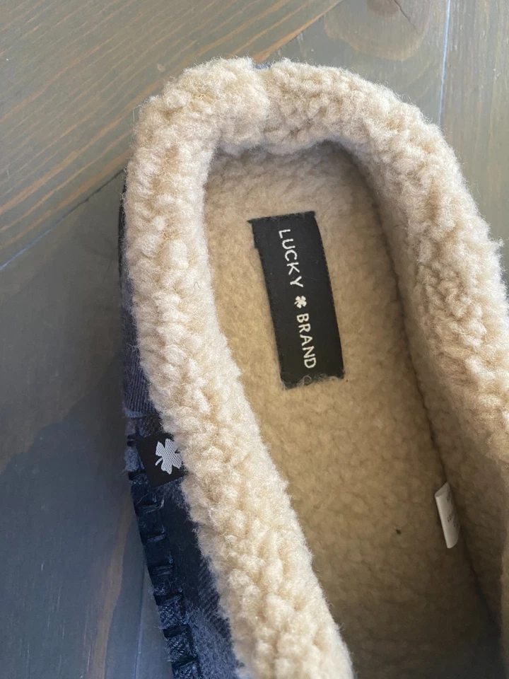 Men's Lucky Brand Comfort Plush Fall Slippers, NEW, size 11 - Image 3 of 4