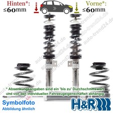 HR Twin-Tube Fahrwerk 30-60mm Tieferlegung für VW Golf VI Cabriolet 517 2011-16