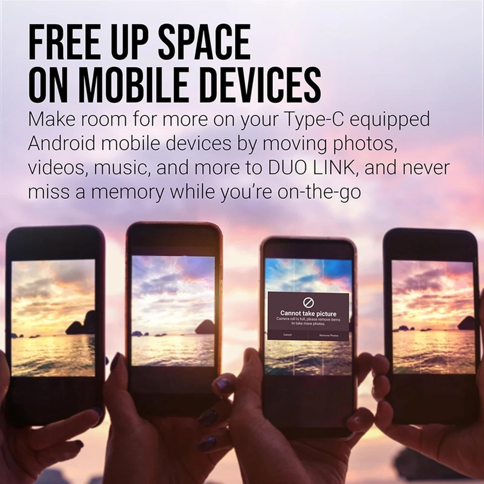 PNY 128GB DUO LINK USB 3.2 Type-C Dual Flash Drive for Android Devices and Compu - Image 3 of 4