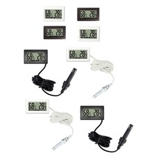 Thermometer Humidity Gauge with Large Screen Display for Vivariums Incubators
