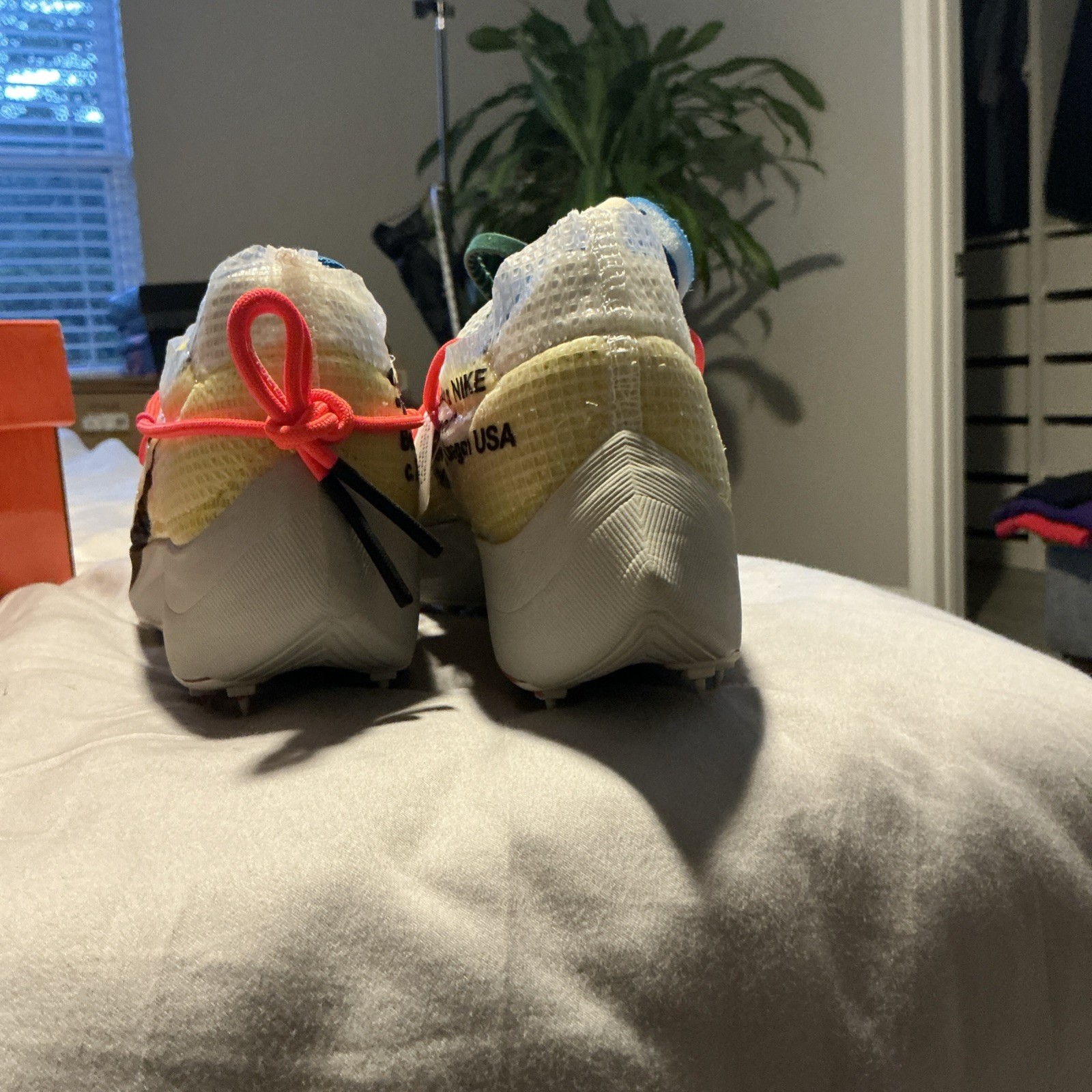 OFF WHITE X NIKE Taglia 5 5 W 4 M Nike Vapor Street x Off White Low Tour Giallo