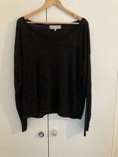 Fenn Wright Manson Black Glittery Jumper Size 16