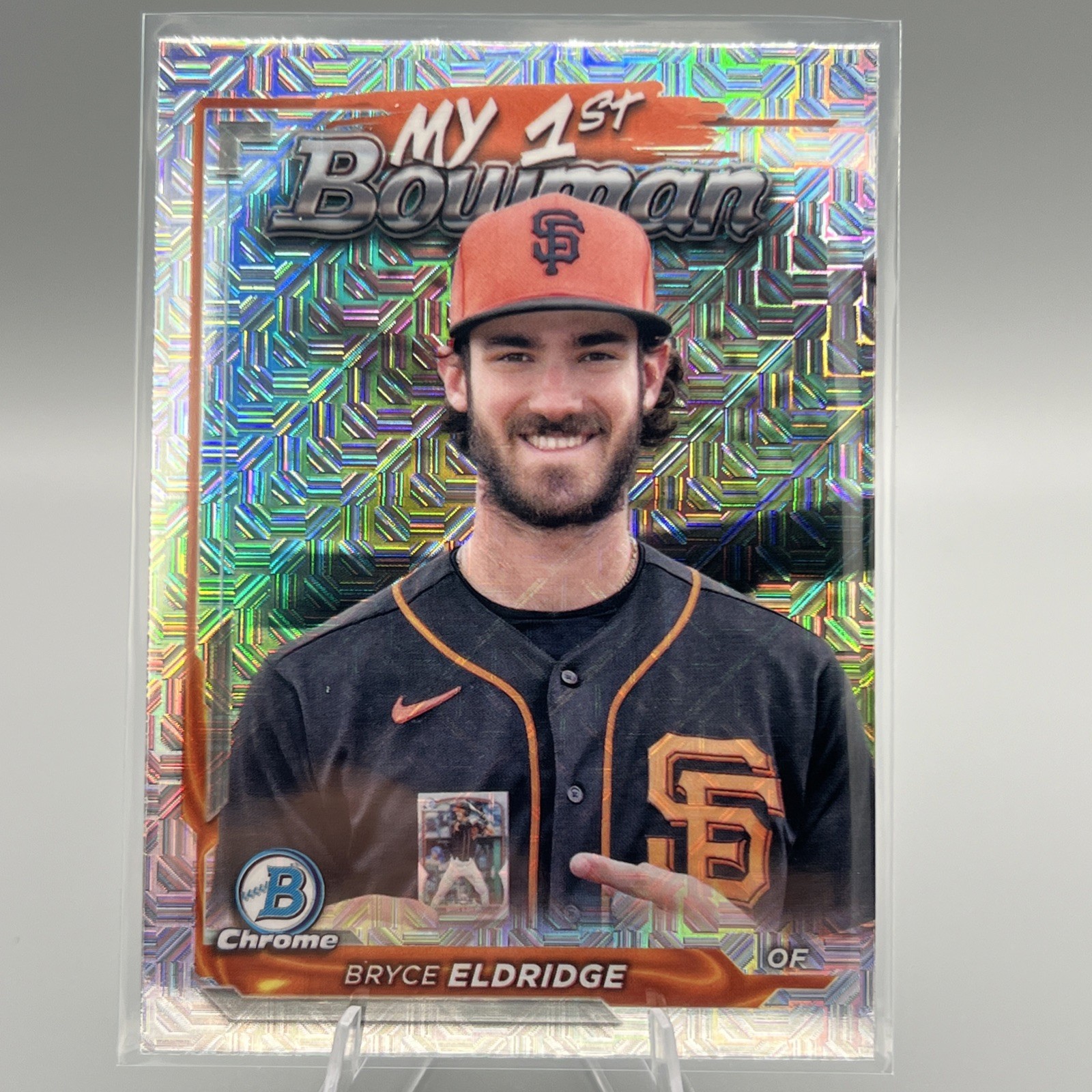 2024 Bowman Chrome - My 1st Bowman Bryce Eldridge #M1B-1 Mojo Refractor (RC)